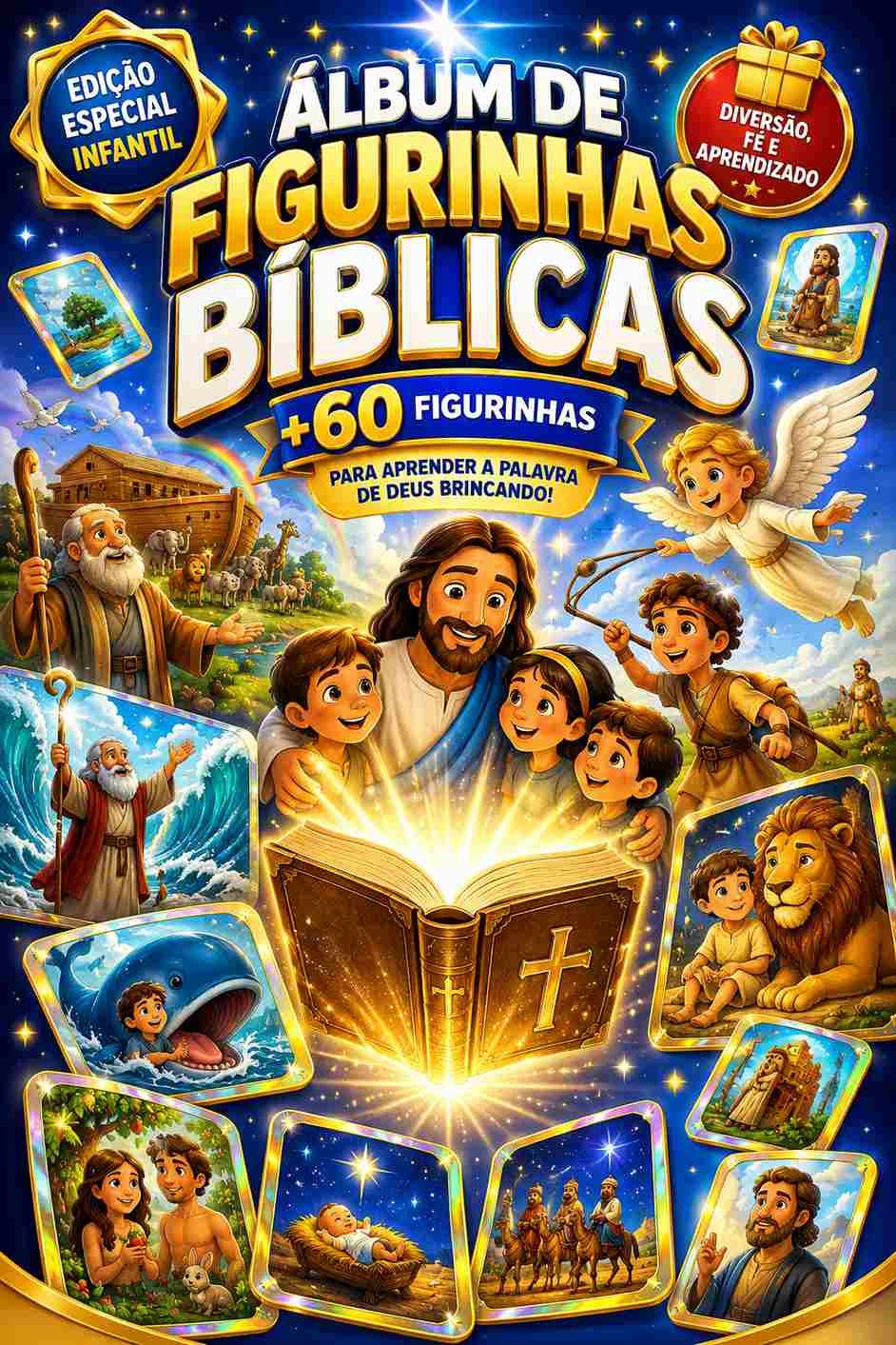 Álbum de Figurinhas Bíblicas